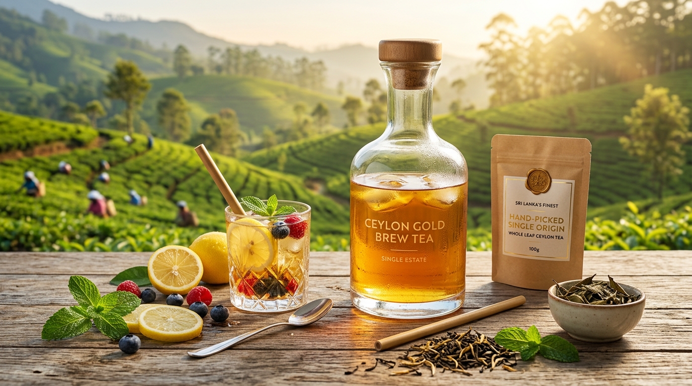 Pure Ceylon Tea: How Safety & Testing Create Exceptional Drinks | 100% Pure Ceylon Tea Authentic Ceylon Tea editorial photography: Pure Ceylon Tea: How Safety & Testing Create Exceptional Drinks showcasing Sustainability, single-origin terroir, and hand-picked orthodox leaf quality