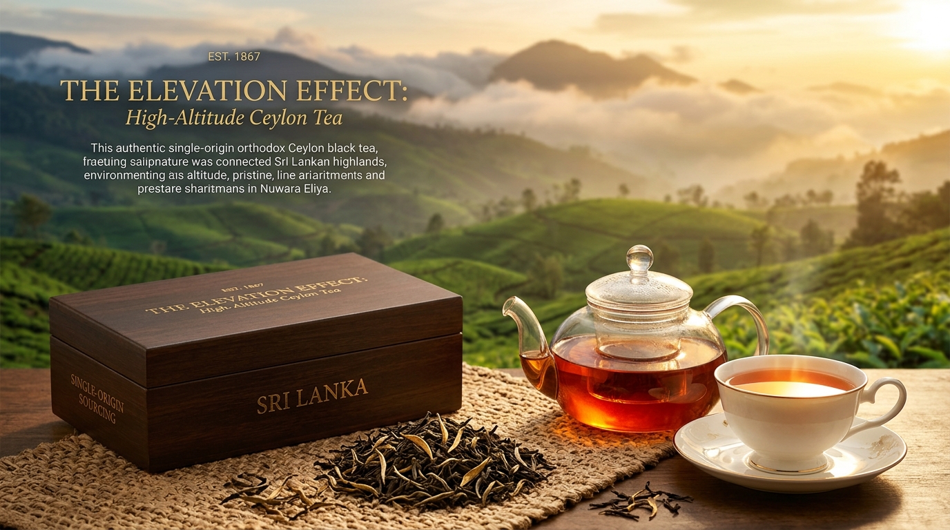 The Elevation Effect: How Altitude Shapes the Taste and Value of Ceylon Tea The Elevation Effect: How Altitude Shapes the Taste and Value of Ceylon Tea