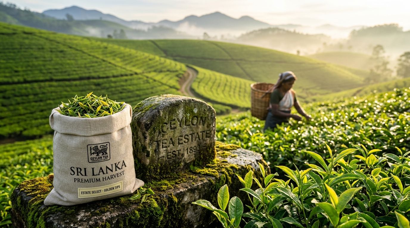 James Taylor and Field No. 7: The True Story of Ceylon Tea | 100% Pure Ceylon Tea Authentic Ceylon Tea editorial photography: James Taylor and Field No. 7: The True Story of Ceylon Tea showcasing Regional Highlights, single-origin terroir, and hand-picked orthodox leaf quality
