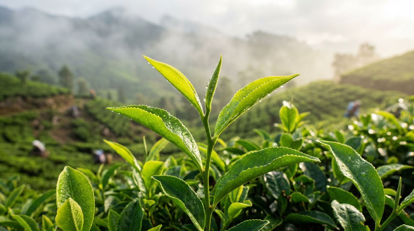 Sri Lanka's Famous Tea Bush Varieties: How TRI Clones Shape Flavor | 100% Pure Ceylon Tea Authentic Ceylon Tea editorial photography: Sri Lanka's Famous Tea Bush Varieties: How TRI Clones Shape Flavor showcasing Brewing & Tea Expertise, single-origin terroir, and hand-picked orthodox leaf quality