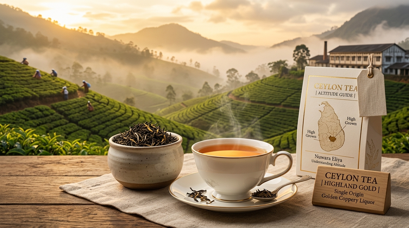 Understanding Ceylon Tea Altitude: A Simple Guide for Buyers and Tea Lovers Understanding Ceylon Tea Altitude: A Simple Guide for Buyers and Tea Lovers