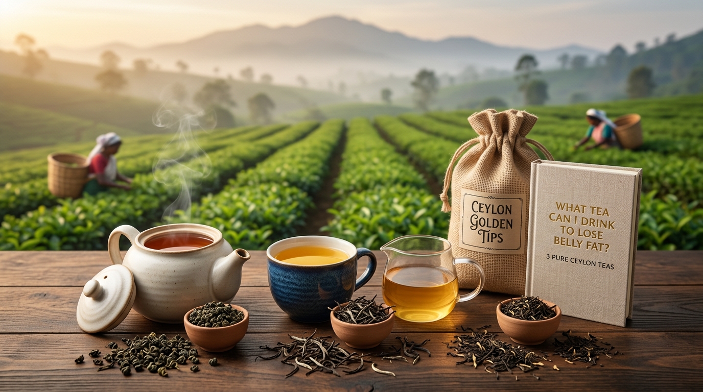 What Tea Can I Drink to Lose Belly Fat? 3 Pure Ceylon Teas That Work What Tea Can I Drink to Lose Belly Fat? 3 Pure Ceylon Teas That Work